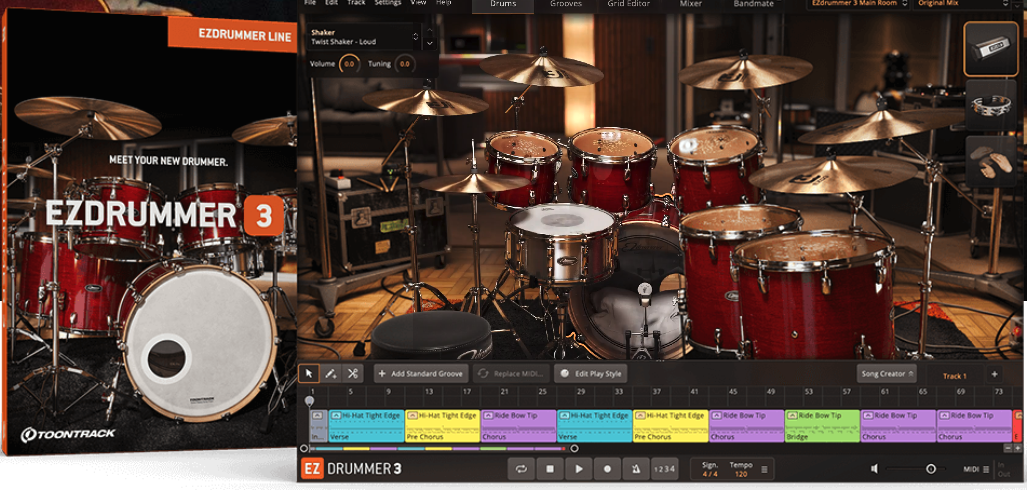 Toontrack EZX of your choice for EZdrummer 3
